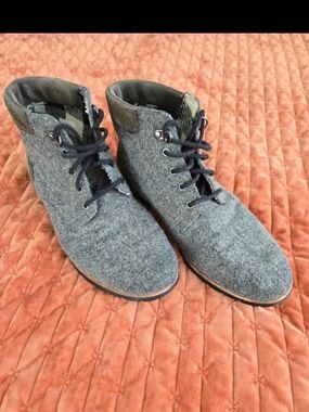 Woolrich Gray Wool Chukka Beebe Mens 9 Boots Xlnt.cond. Classic Style